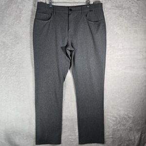 Travis Mathew Open To Close Pants Mens Size 38 Gray Classic Fit Straight 32”